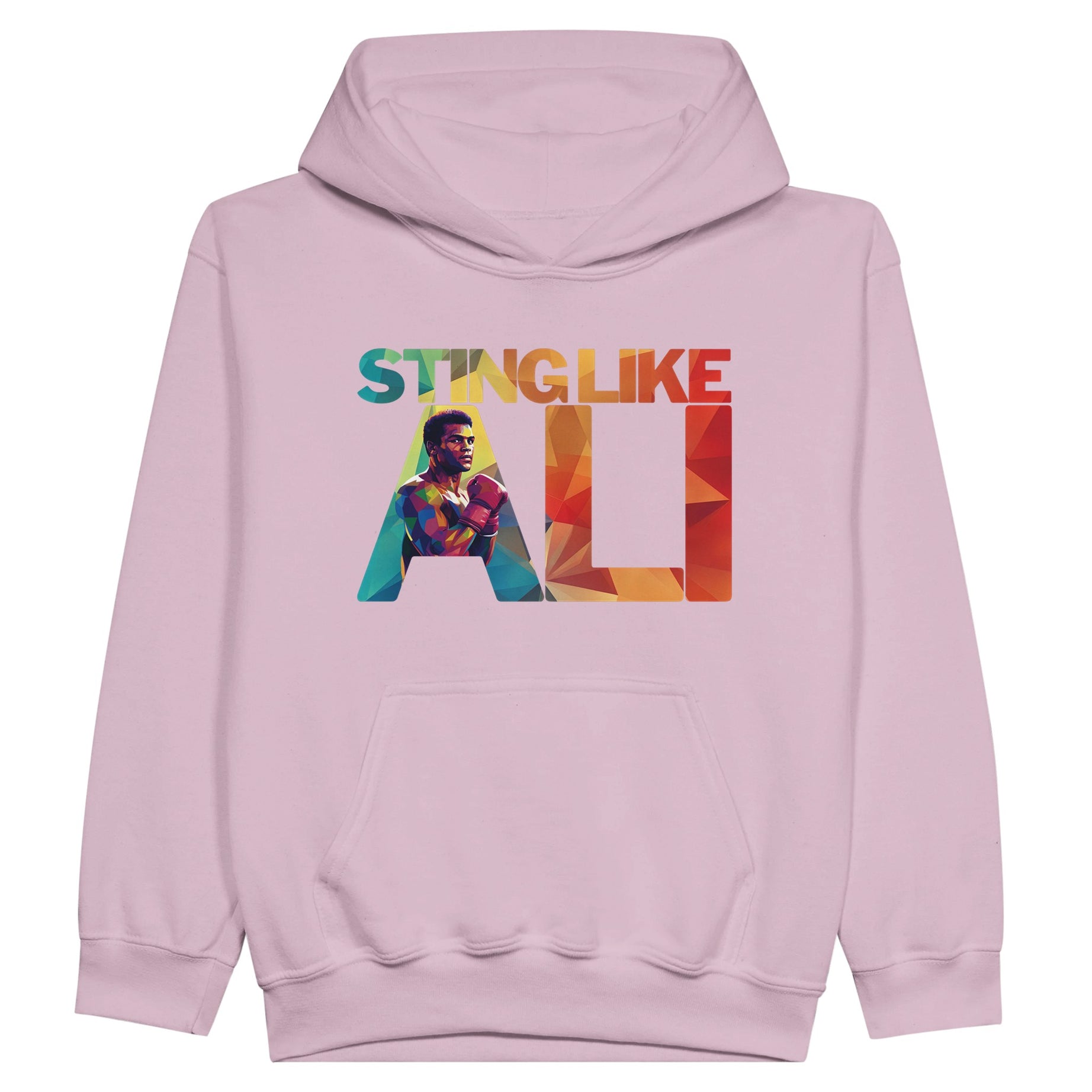 Sting Like Ali | Black History Icon Hoodie For Kids - Prideful Roots