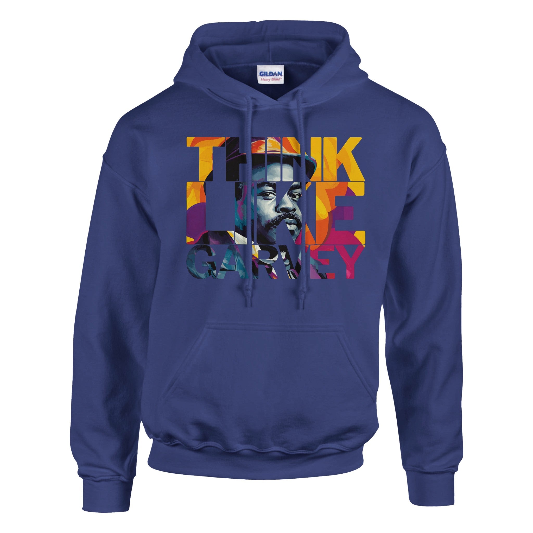 Think Like Garvey | Black History Icon Hoodie For Men & Women - Prideful Roots