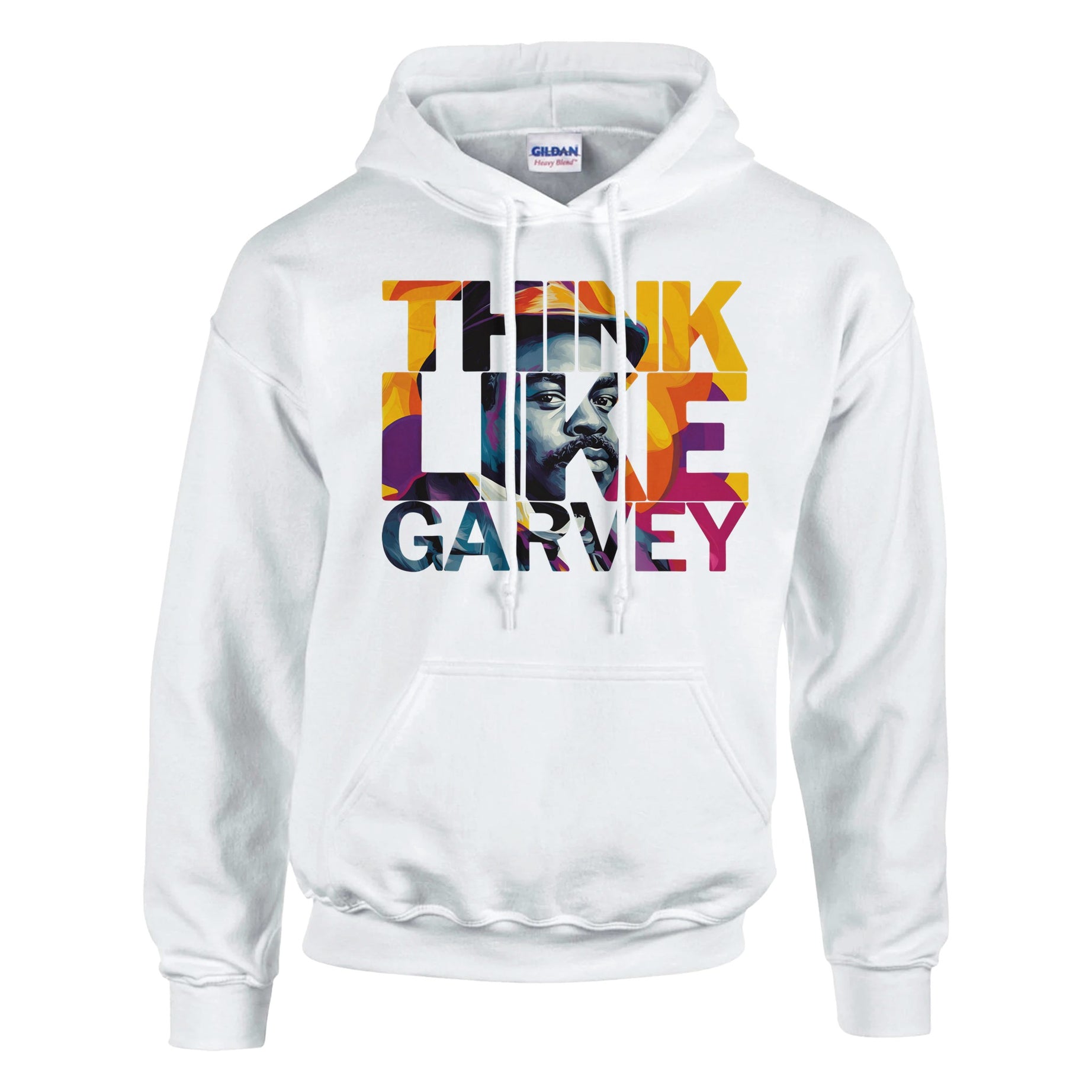 Think Like Garvey | Black History Icon Hoodie For Men & Women - Prideful Roots