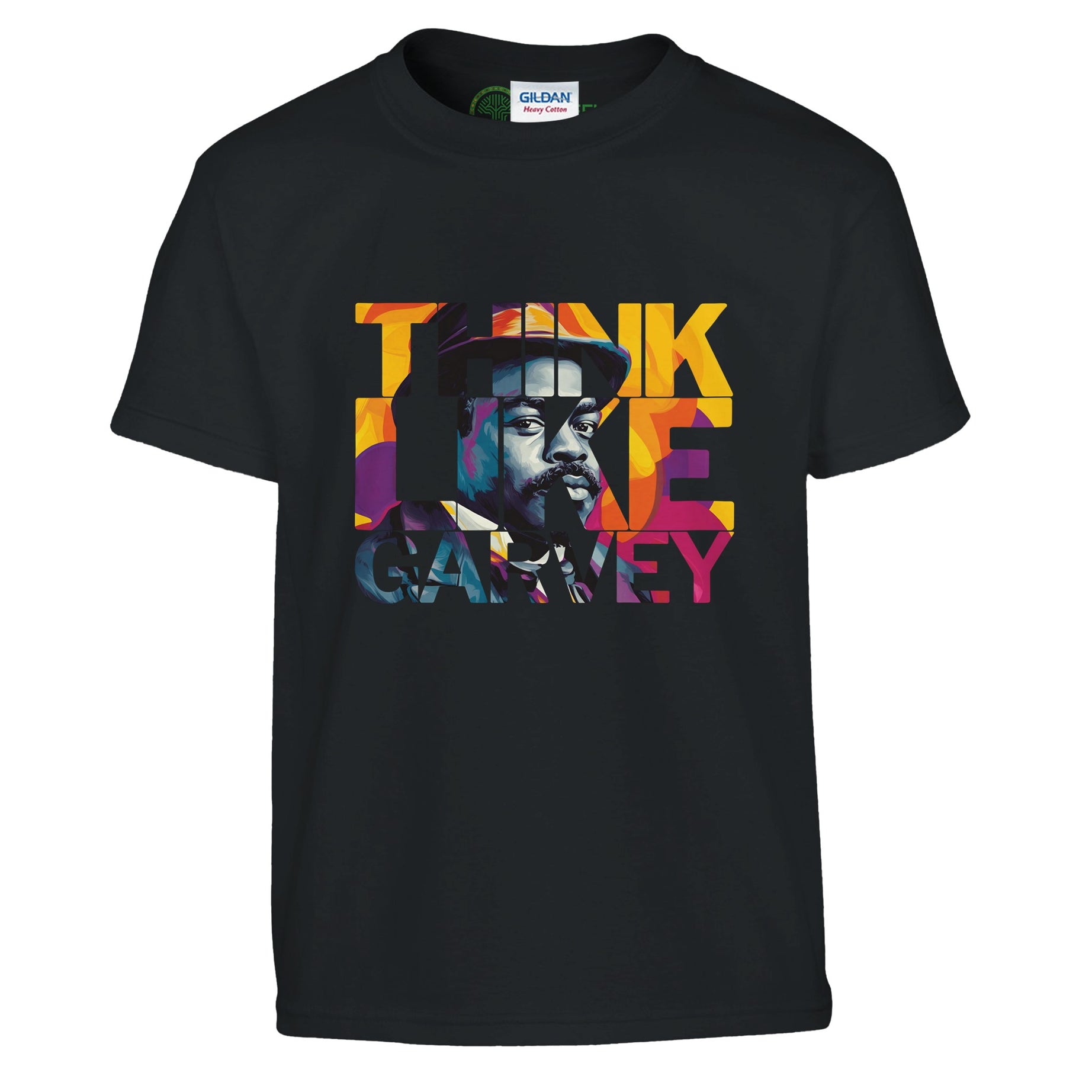 Think Like Garvey | Black History Icon T-shirt For Kids - Prideful Roots