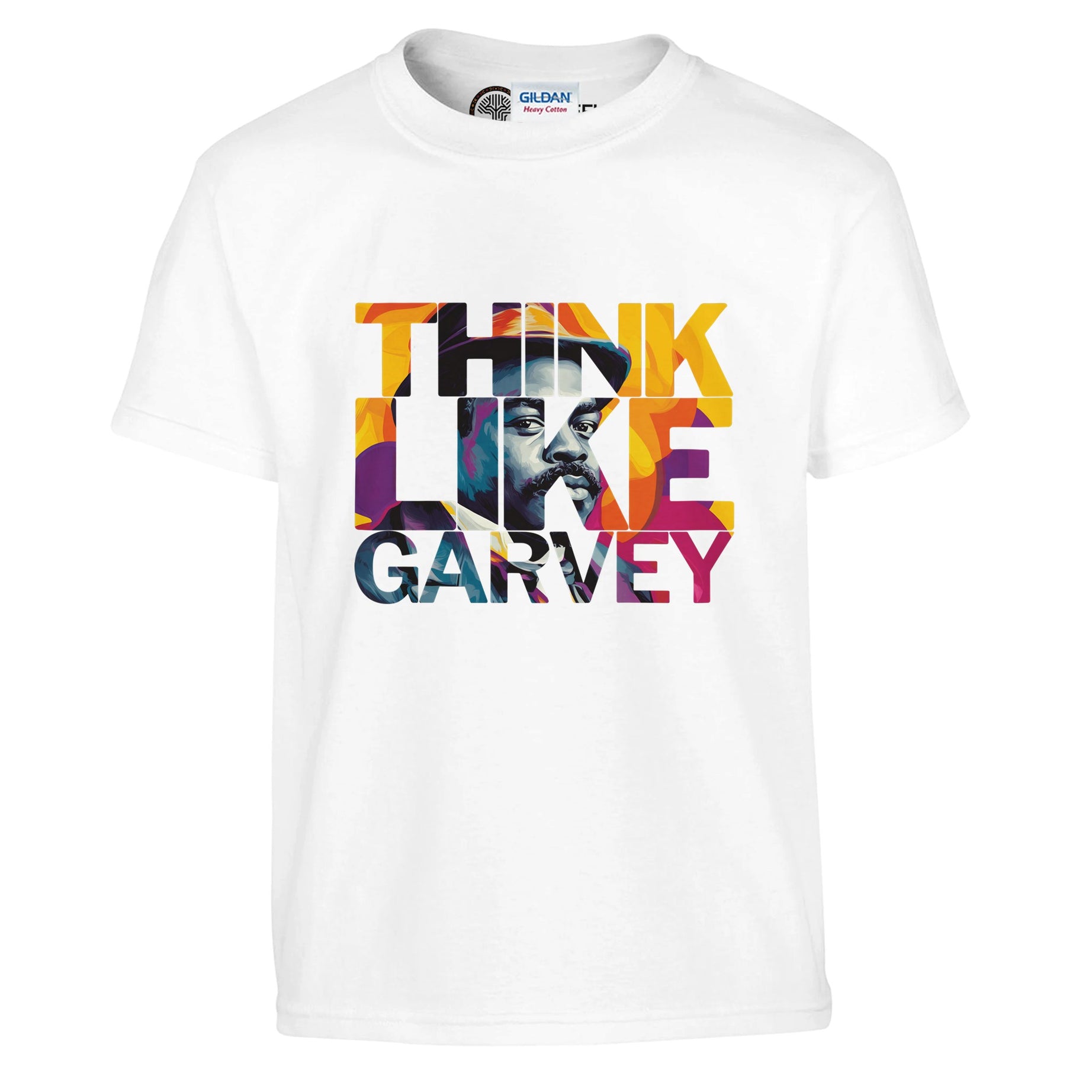 Think Like Garvey | Black History Icon T-shirt For Kids - Prideful Roots