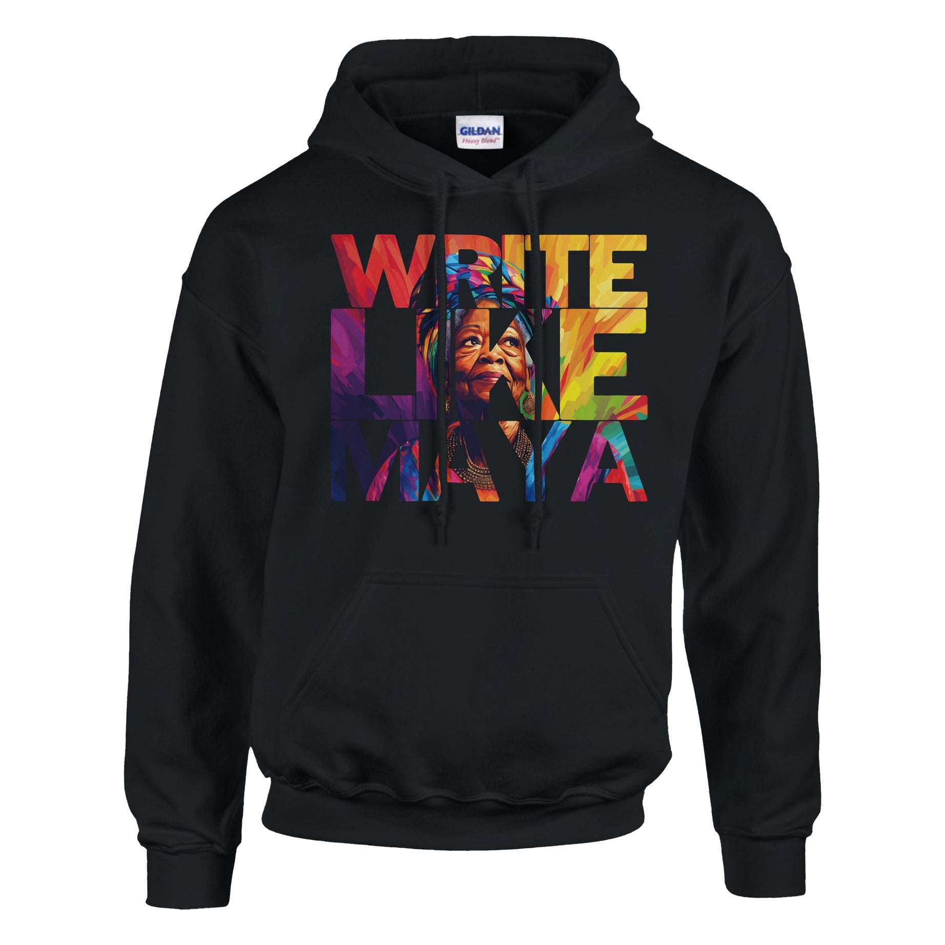 Write Like Maya | Black History Icon Hoodie For Men & Women - Prideful Roots