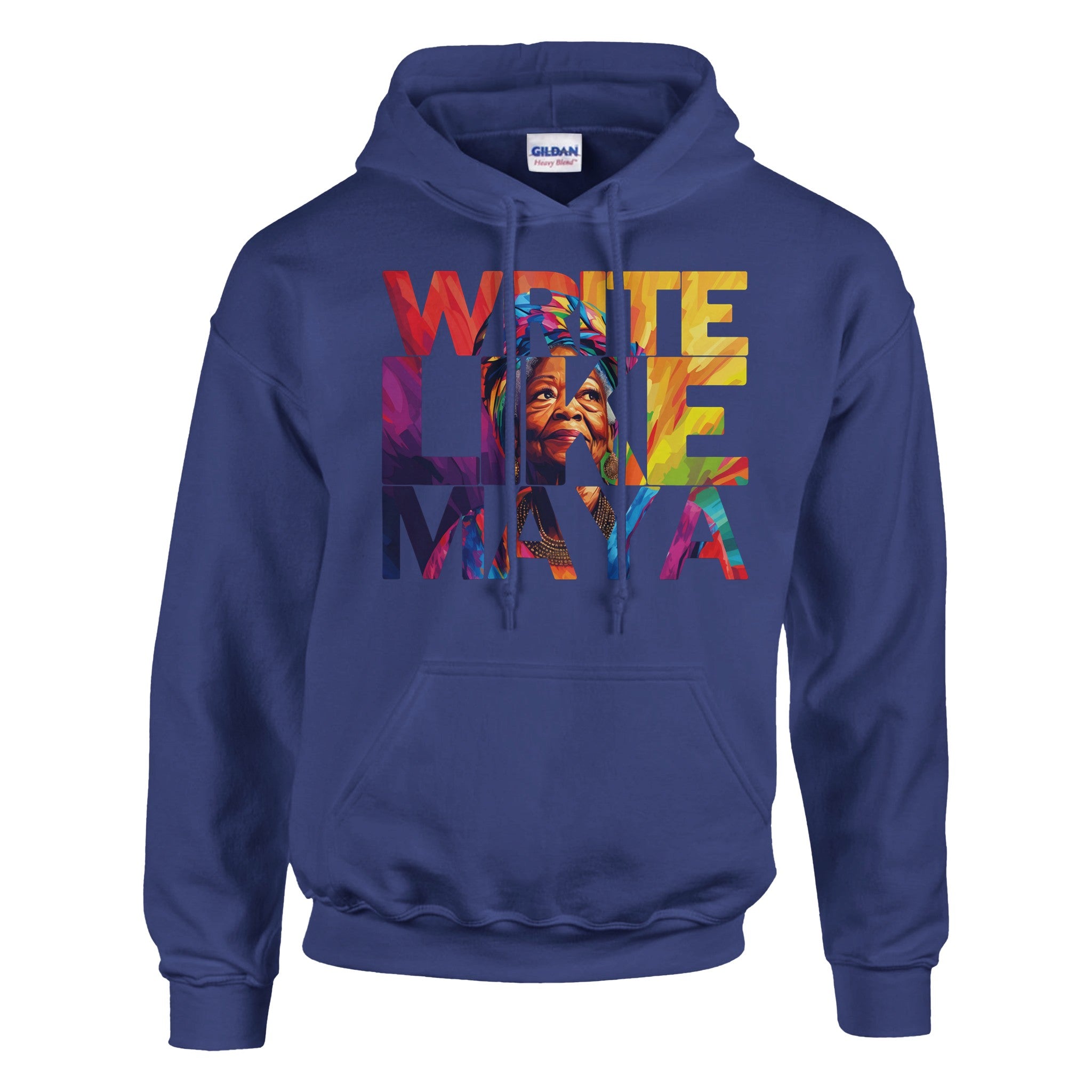 Write Like Maya | Black History Icon Hoodie For Men & Women - Prideful Roots