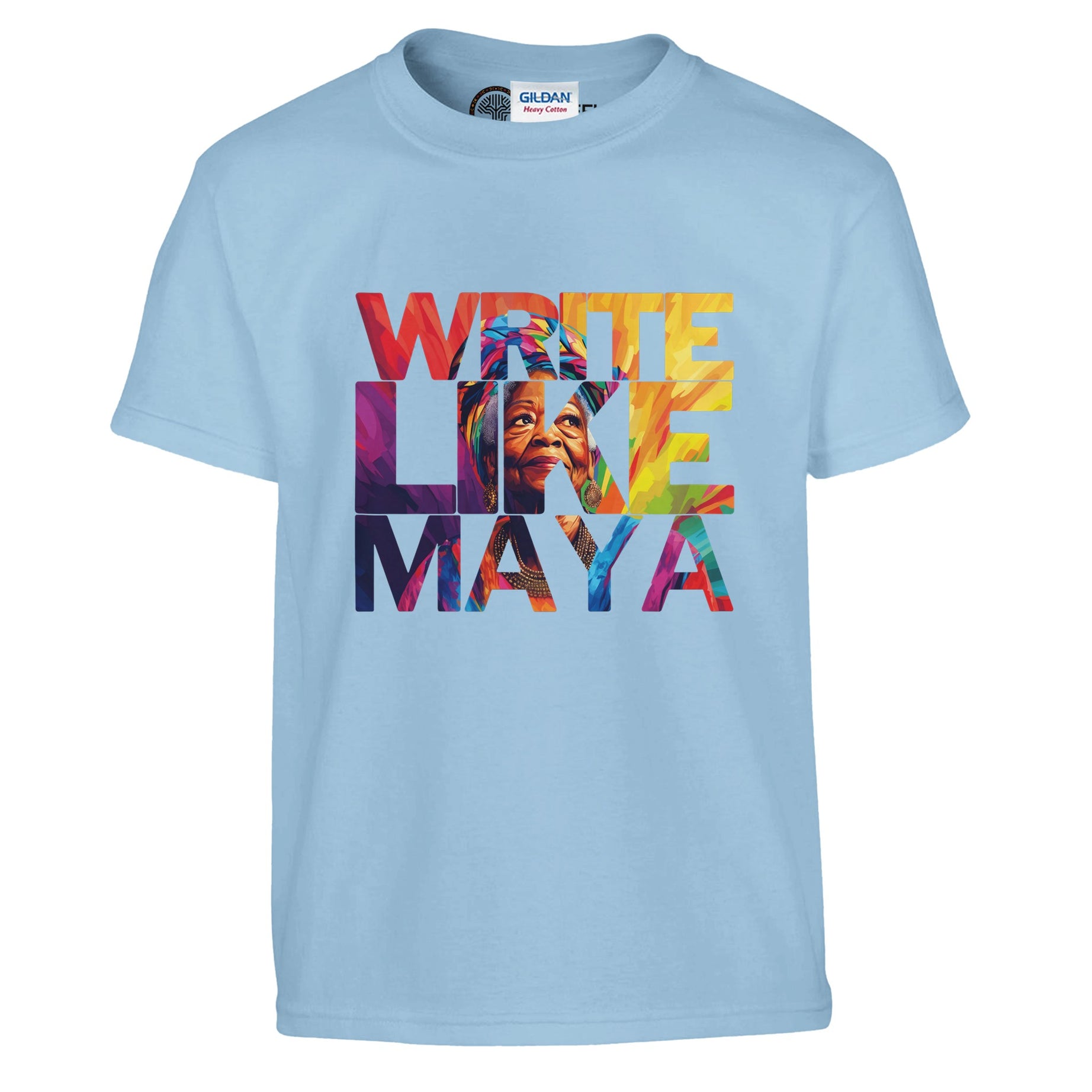 Write Like Maya | Black History Icon T-shirt For Kids - Prideful Roots