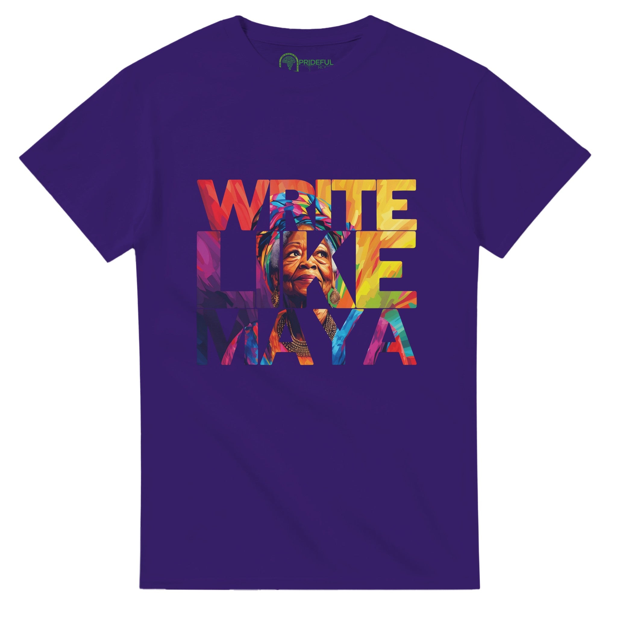 Write Like Maya | Black History Icon T-shirt For Men & Women - Prideful Roots