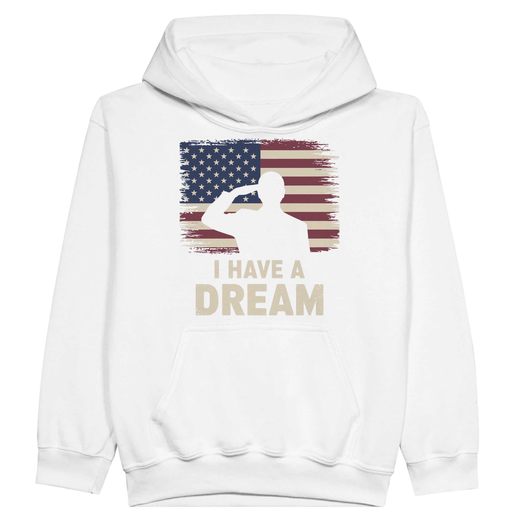 Patriot's Salute to MLK's Dream Hoodie For Kids - Prideful Roots