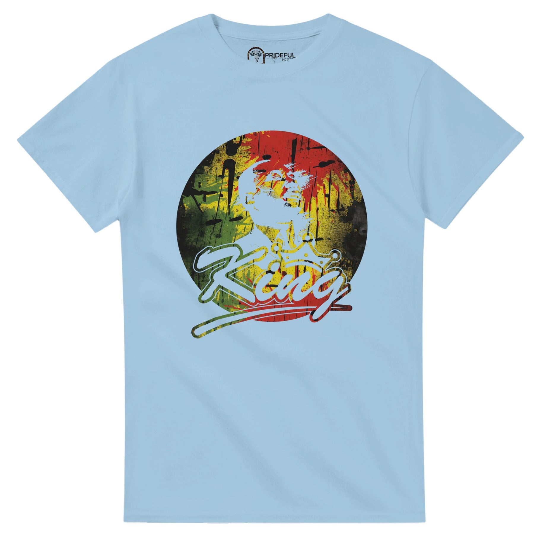 King Legacy Bold Rasta | Black History Icon T-shirt For Men & Women - Prideful Roots