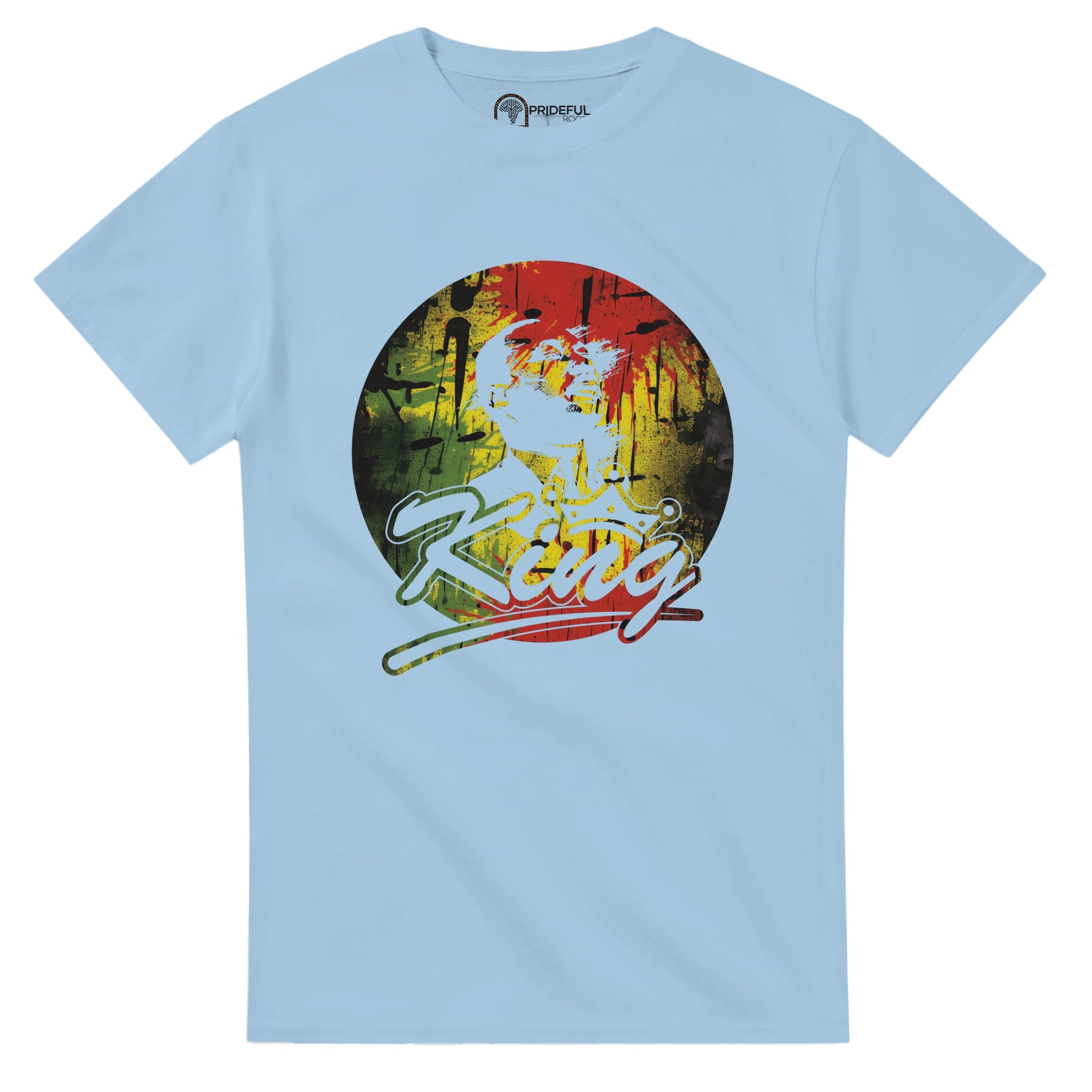 King Legacy Bold Rasta | Black History Icon T-shirt For Men & Women - Prideful Roots