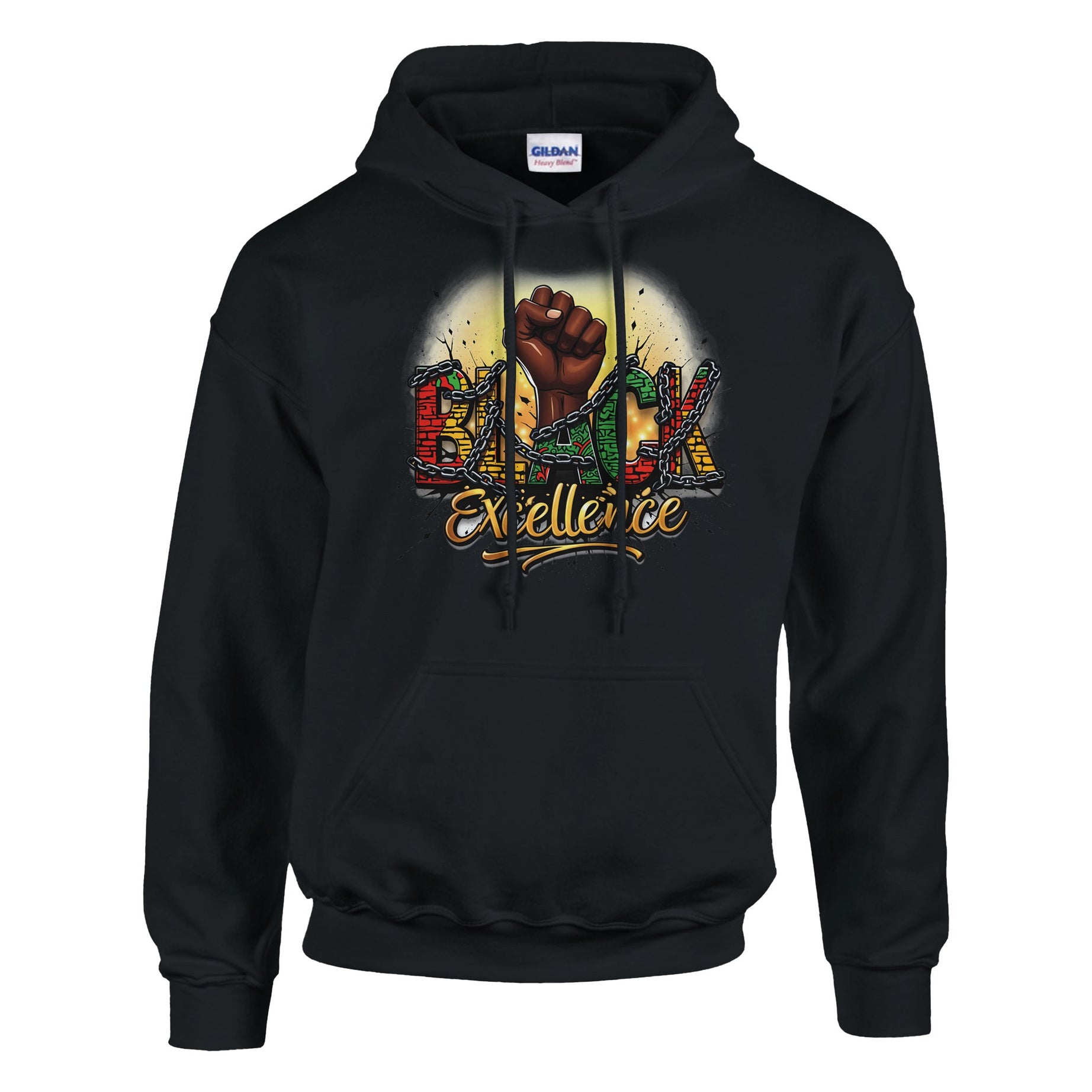 Black Excellence: Breaking Chains | Black History Month Hoodie For Men & Women - Prideful Roots