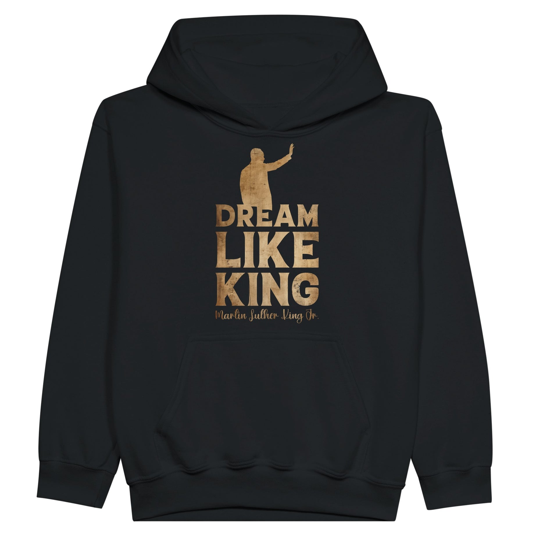 Dream Like King MLK’s Vision | Black History Icon Hoodie For Kids - Prideful Roots