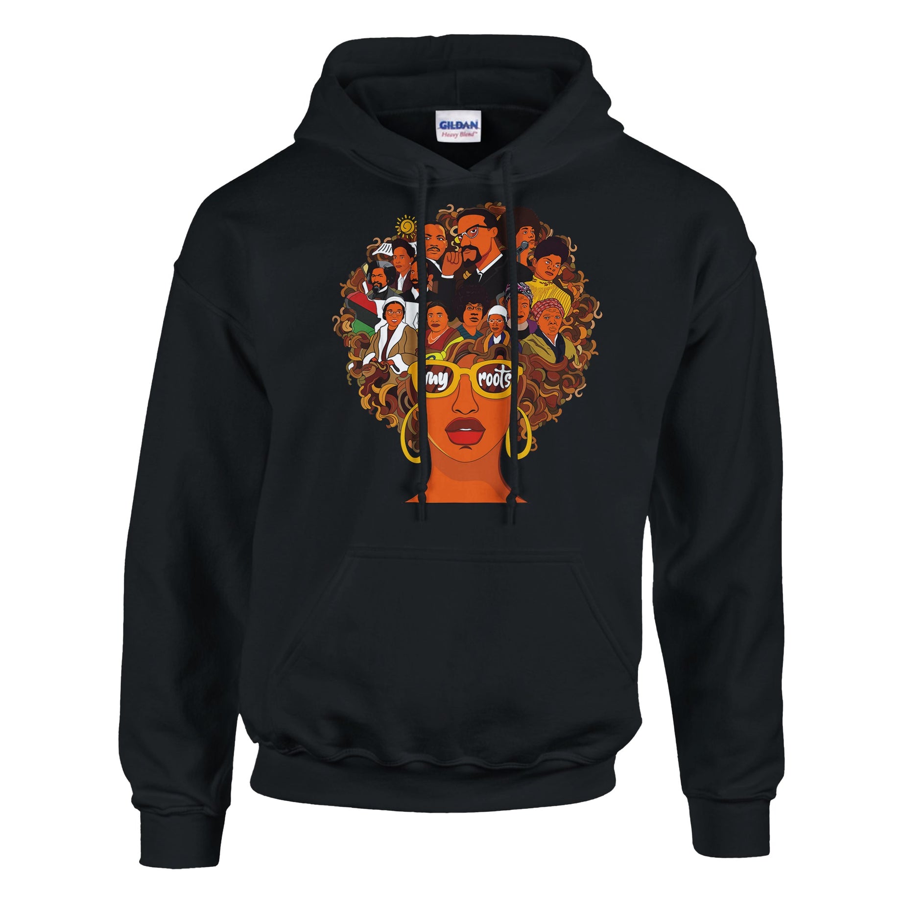 My Roots | Black History Icons Hoodie For Men & Women - Prideful Roots