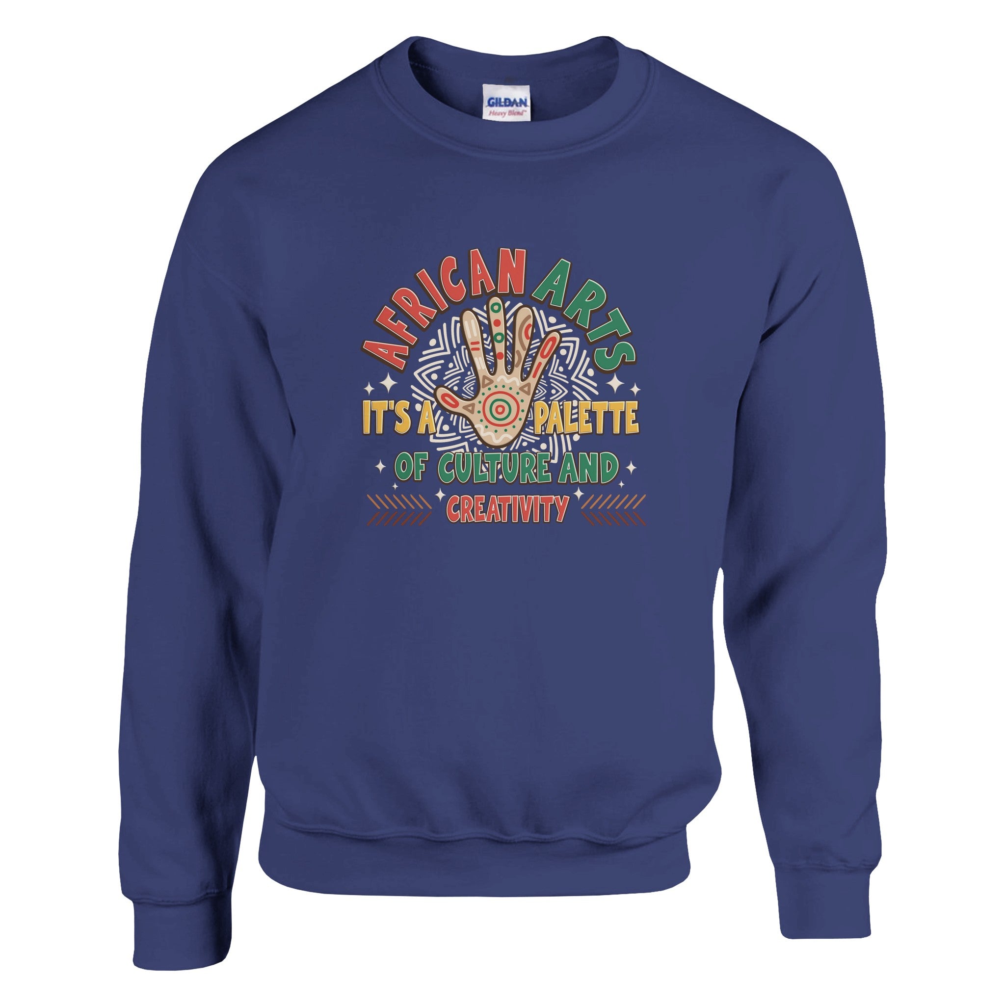 African Arts: Palette of Culture and Creativity Sweatshirt For Men & Women - Prideful Roots
