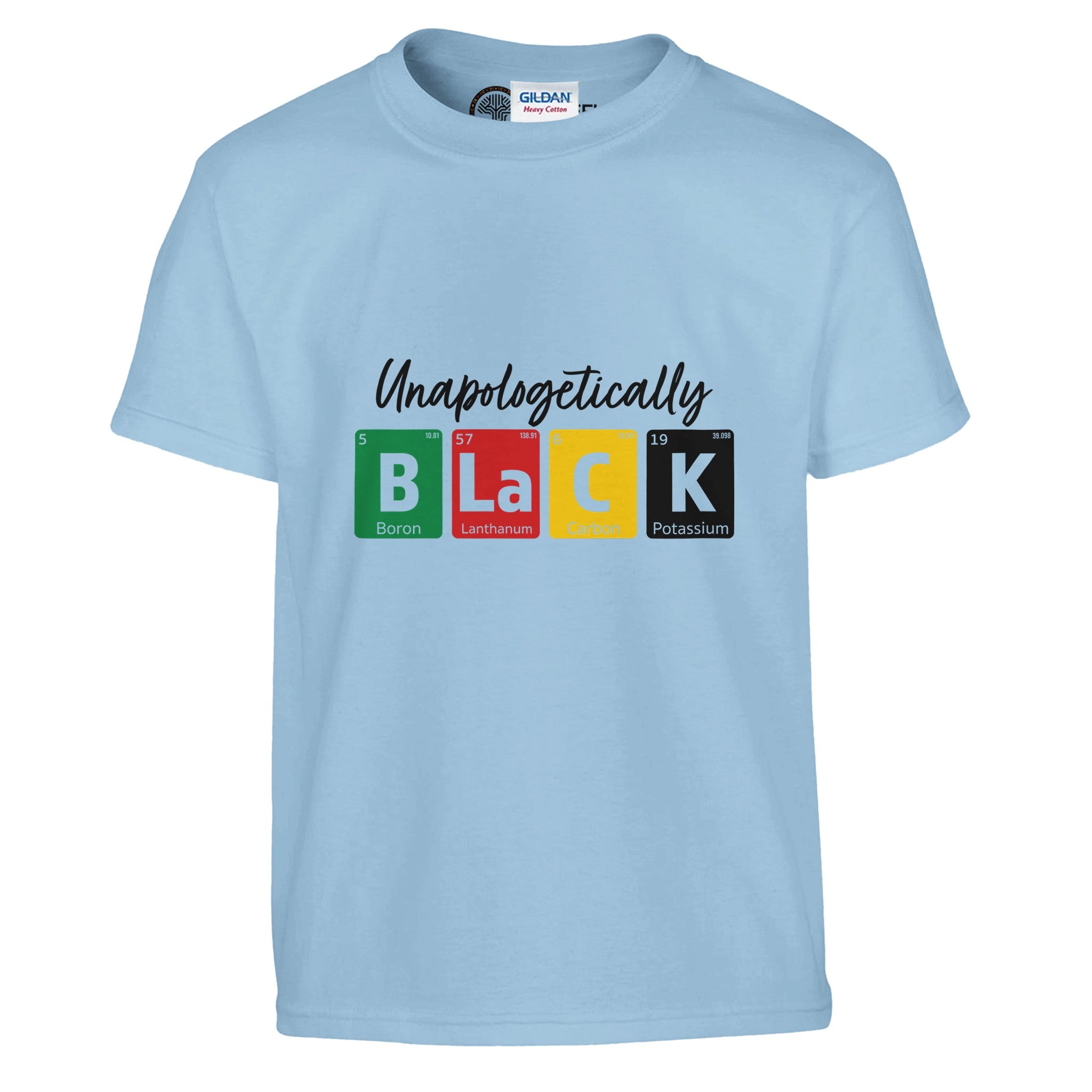 Unapologetically Black Prime Elements T-shirt For Kids - Prideful Roots