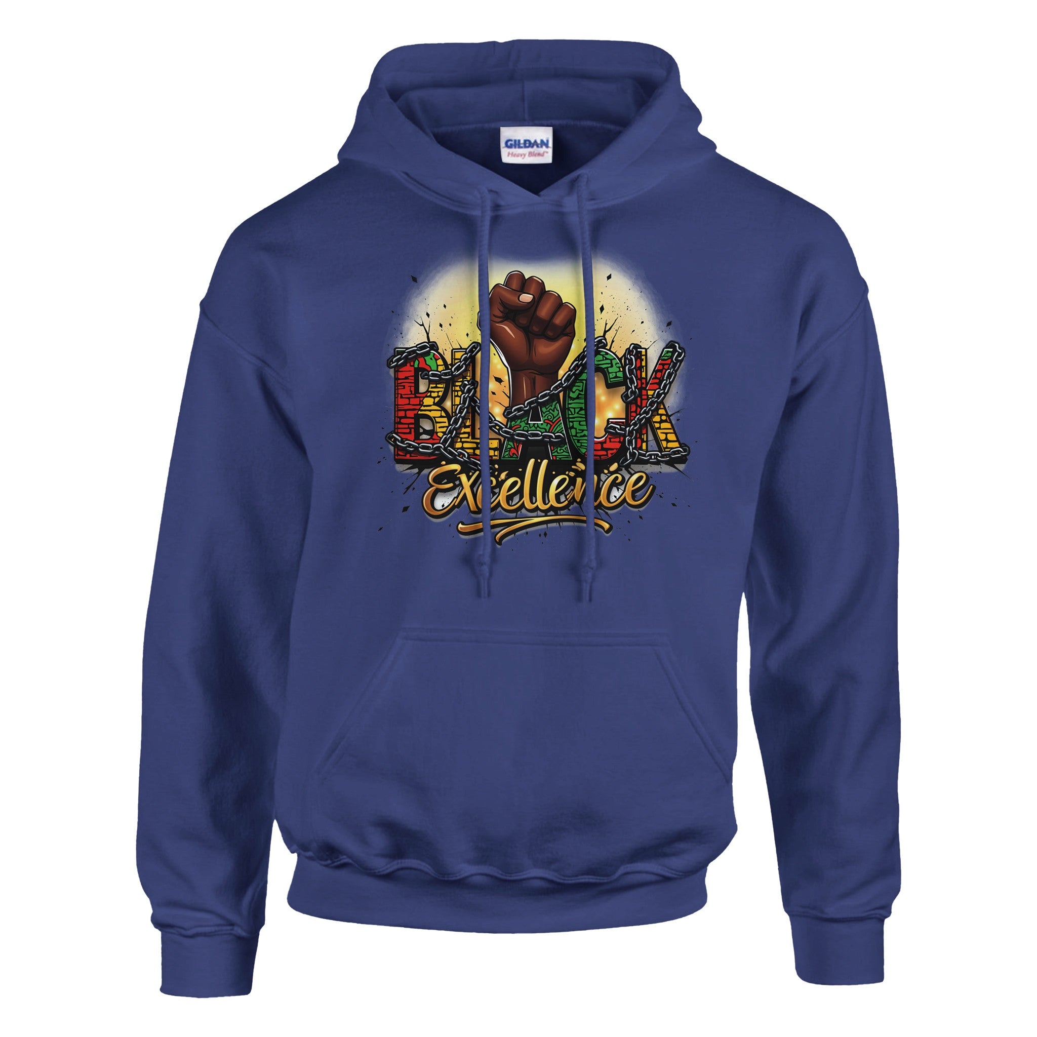 Black Excellence: Breaking Chains | Black History Month Hoodie For Men & Women - Prideful Roots