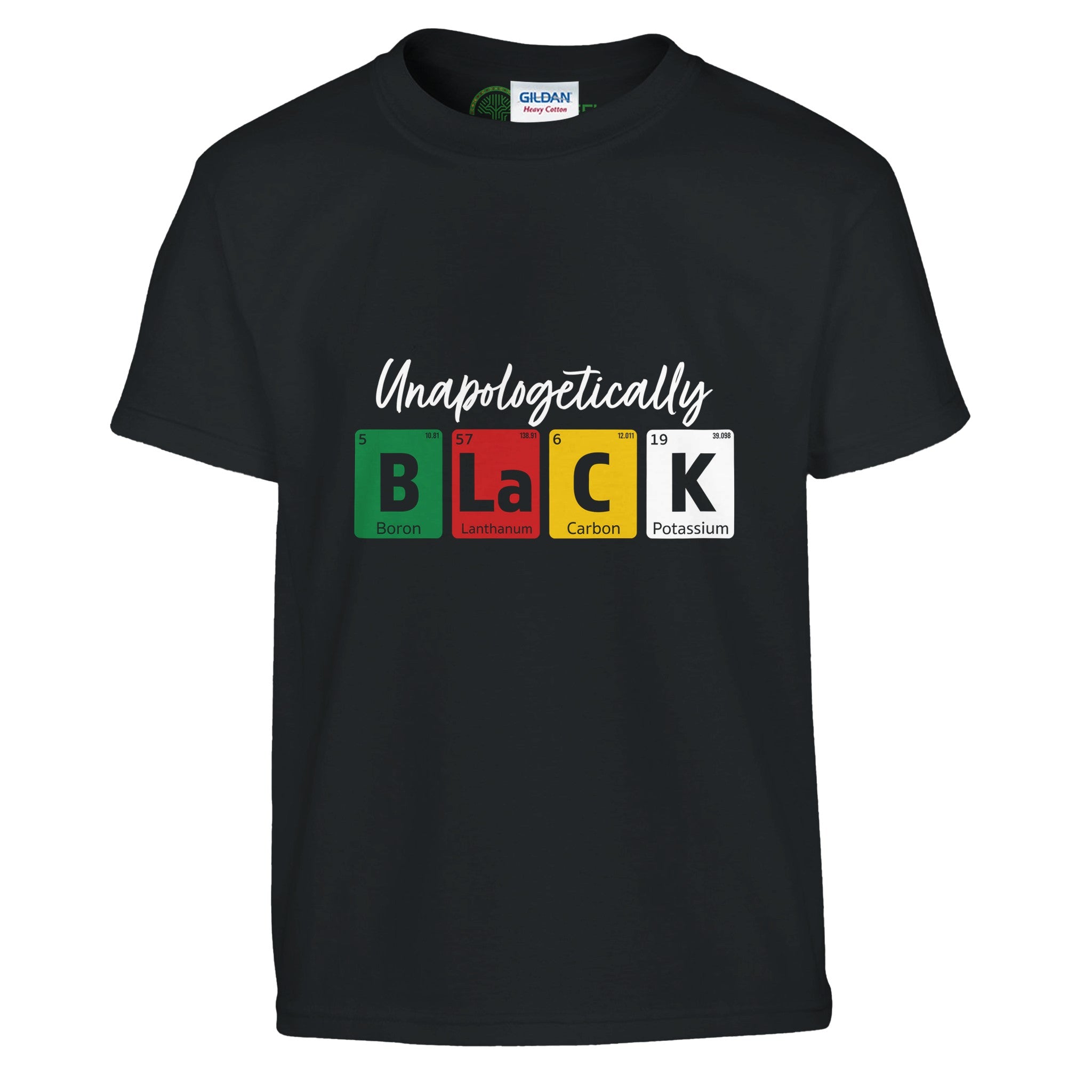Unapologetically Black Prime Elements T-shirt For Kids - Prideful Roots