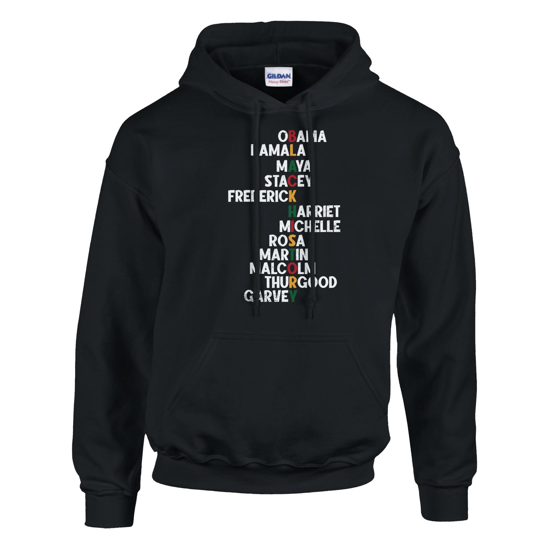 Black History Icons - Obama Kamala Maya Stacey Hoodie For Men & Women - Prideful Roots