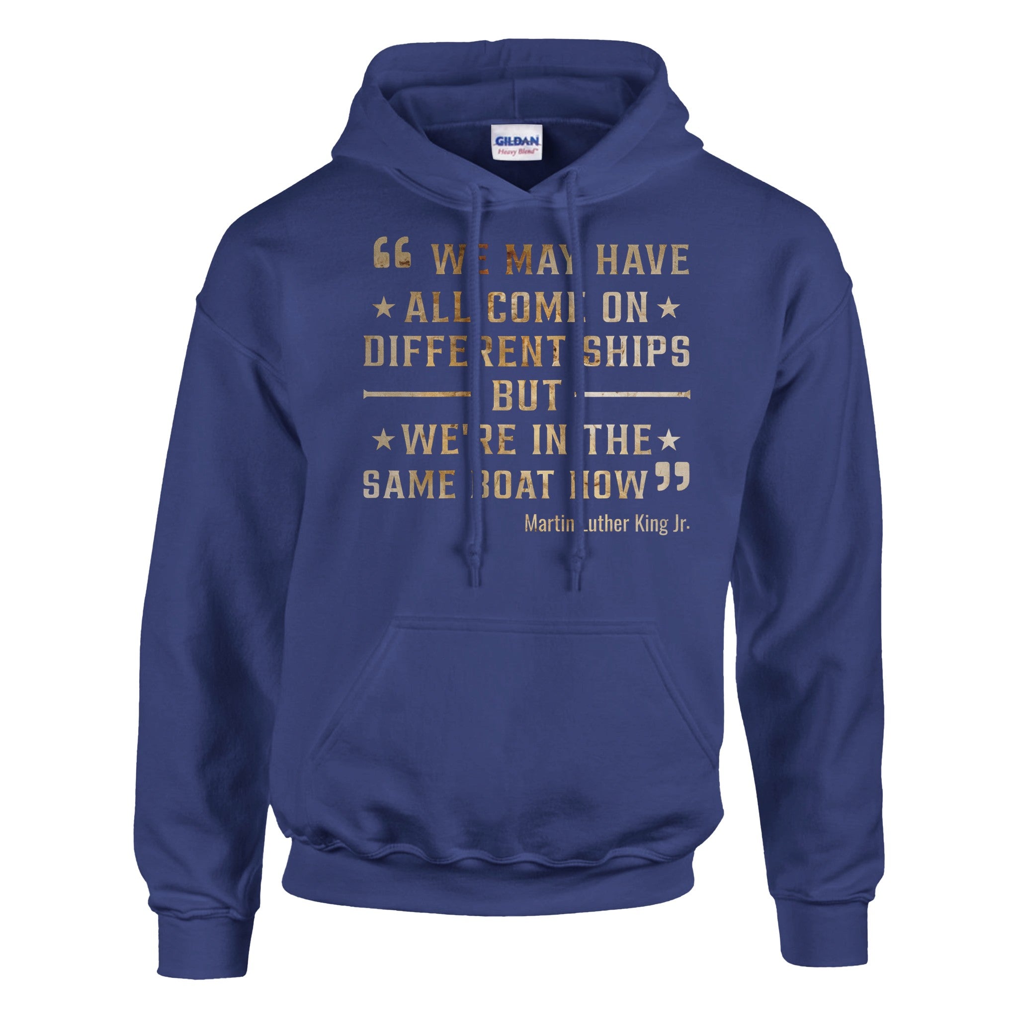 United We Sail: MLK's Message Hoodie For Men & Women - Prideful Roots