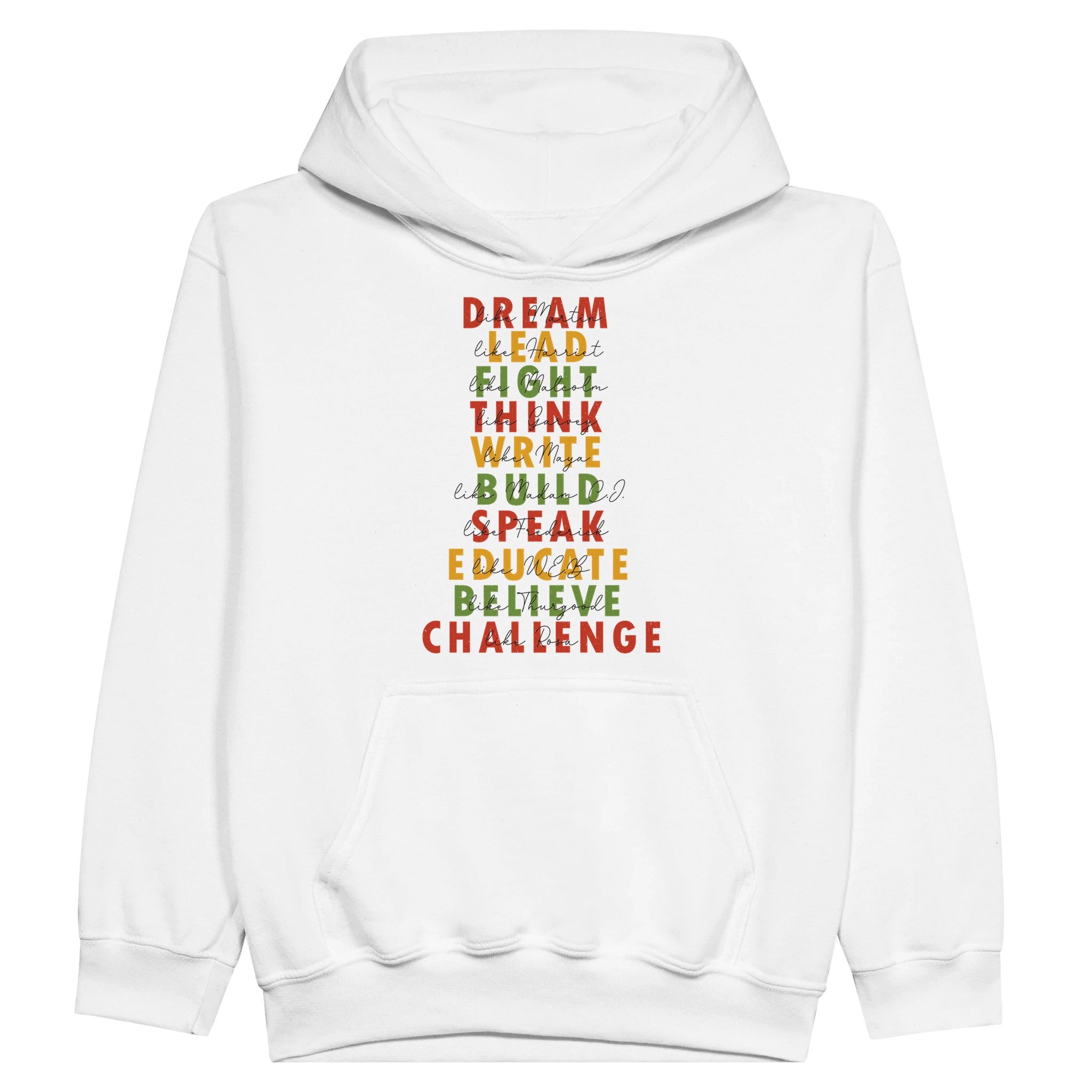 Great African American Leaders Black History Month Hoodie For Kids - Prideful Roots
