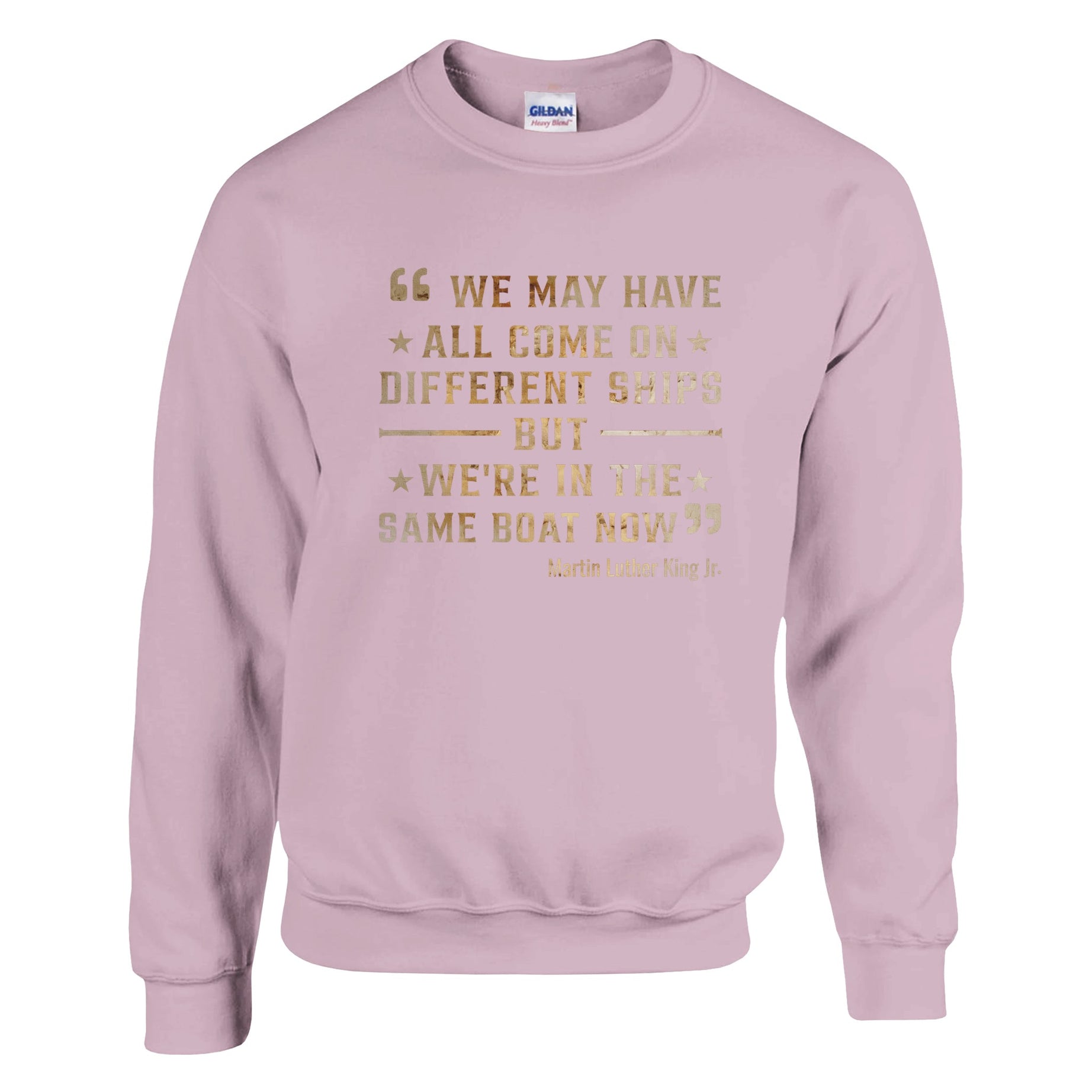 United We Sail: MLK's Message Sweatshirt For Men & Women - Prideful Roots