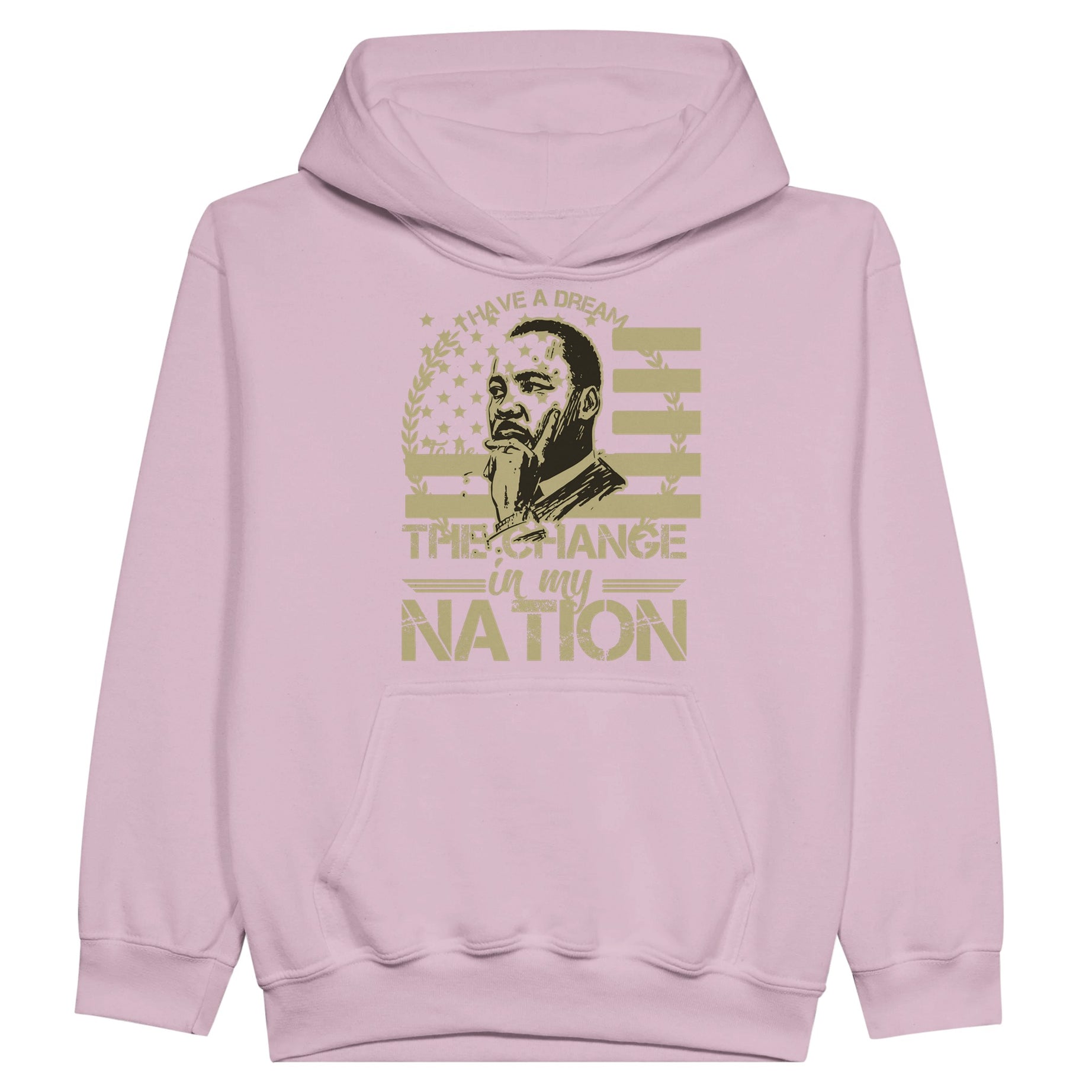 Be the Change Martin Luther King Jr. Hoodie For Kids - Prideful Roots