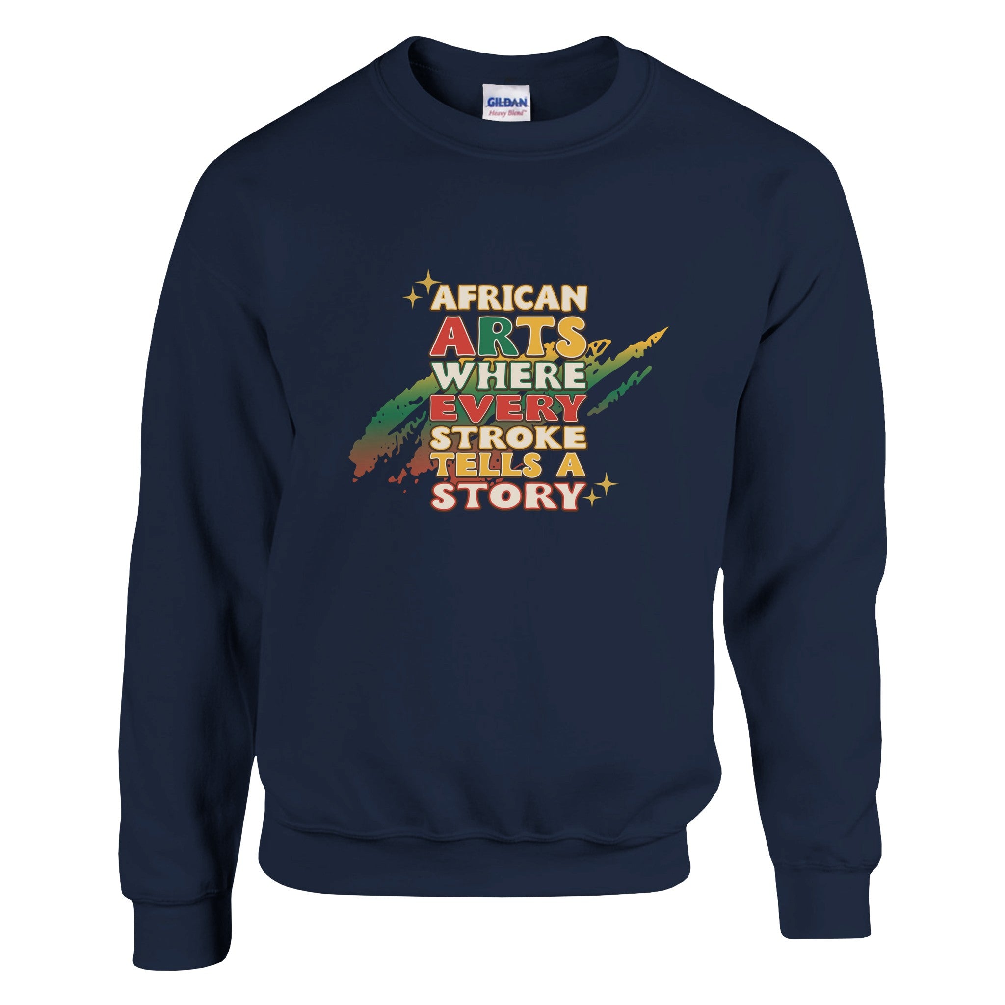 African Arts: Where Every Stroke Tells a Story Sweatshirt For Men & Women - Prideful Roots