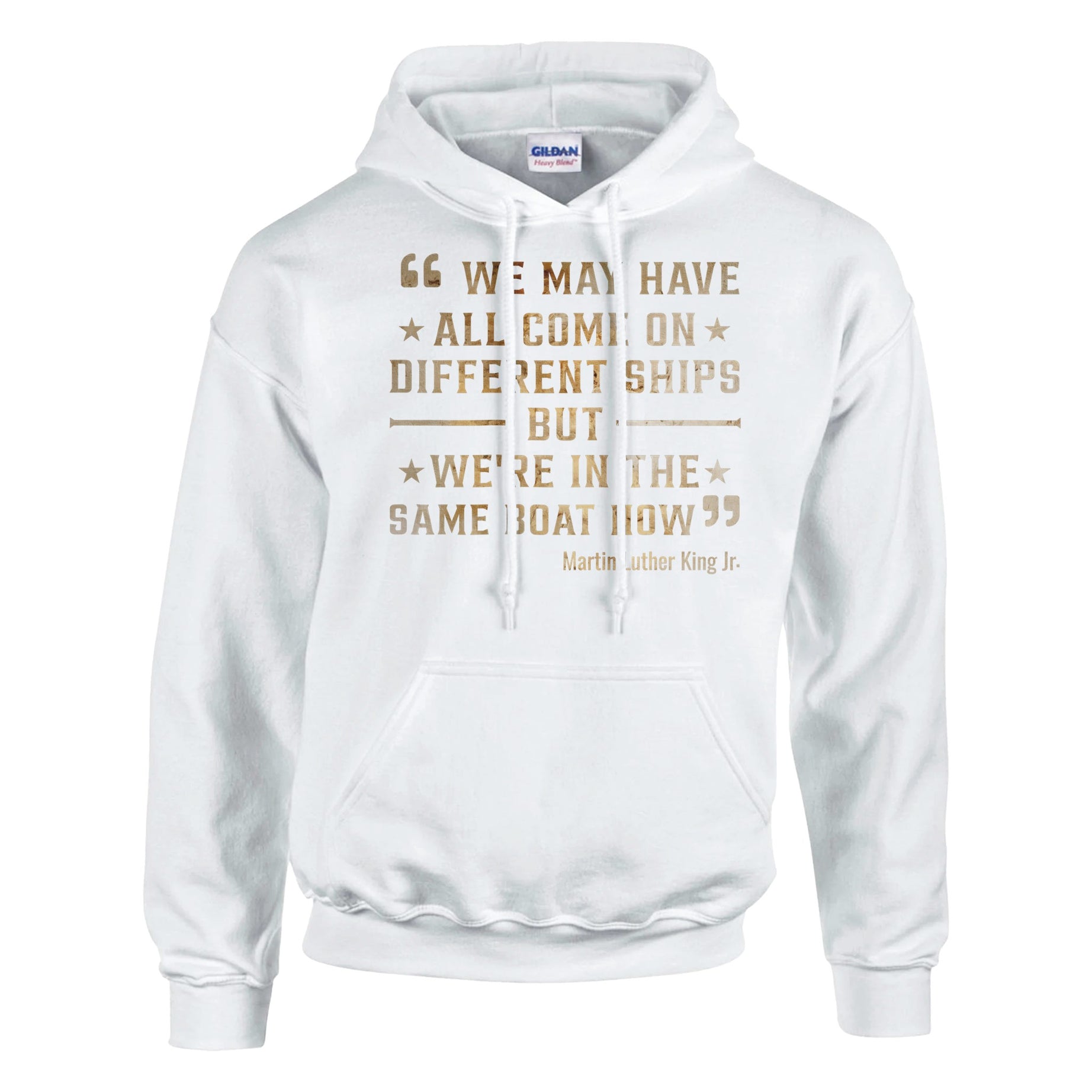 United We Sail: MLK's Message Hoodie For Men & Women - Prideful Roots