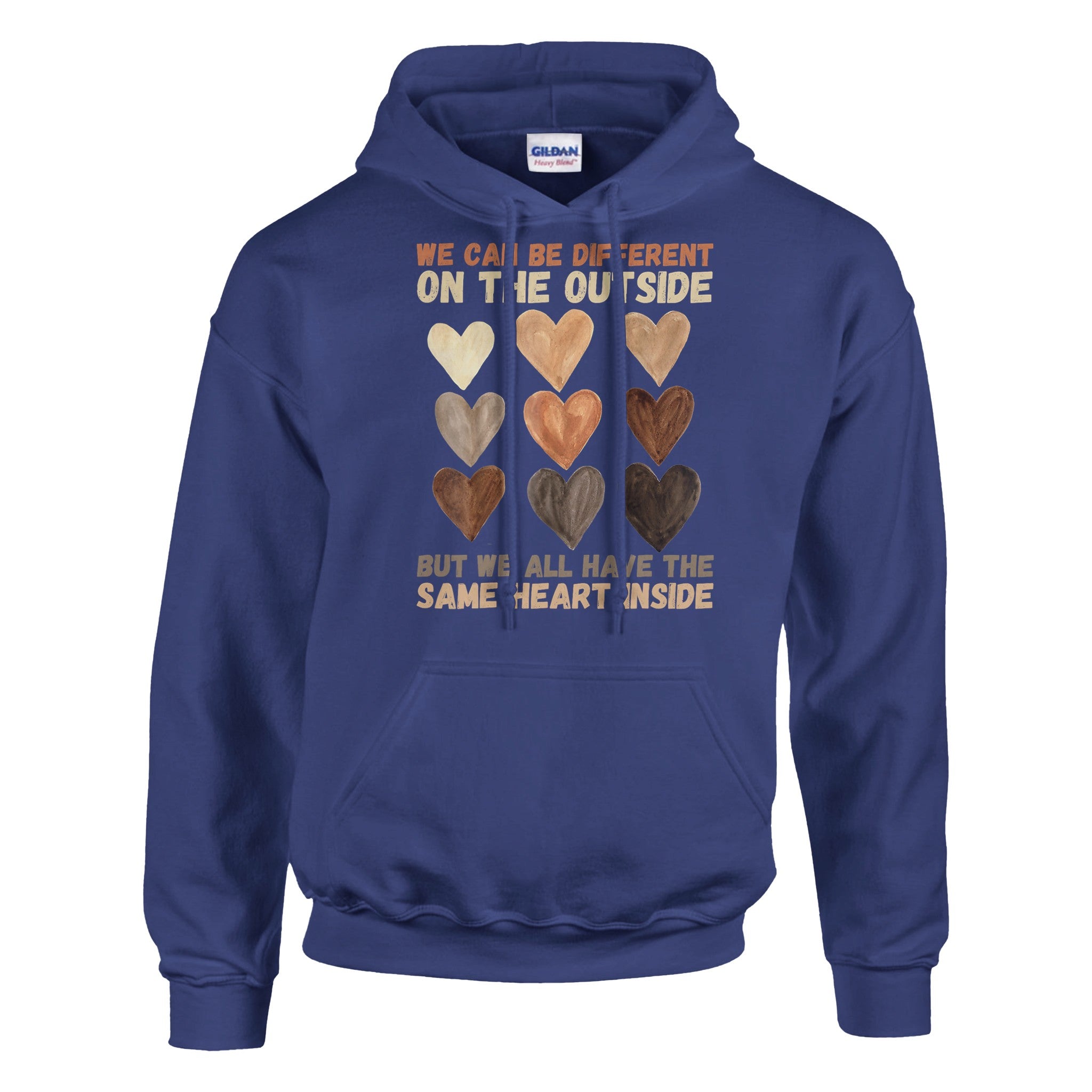 Different Outside, Same Heart Inside Hoodie For Men & Women - Prideful Roots
