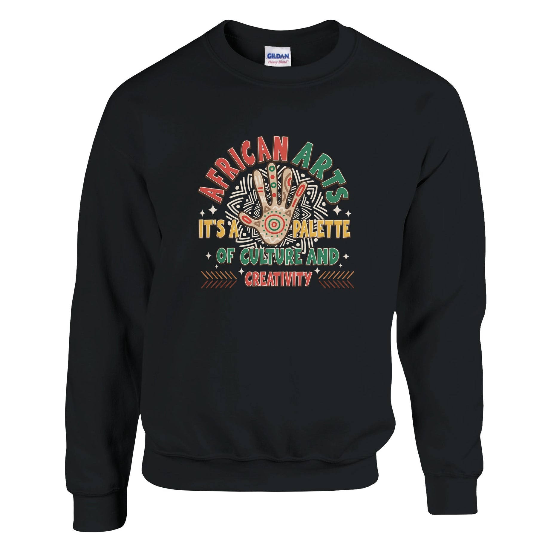 African Arts: Palette of Culture and Creativity Sweatshirt For Men & Women - Prideful Roots