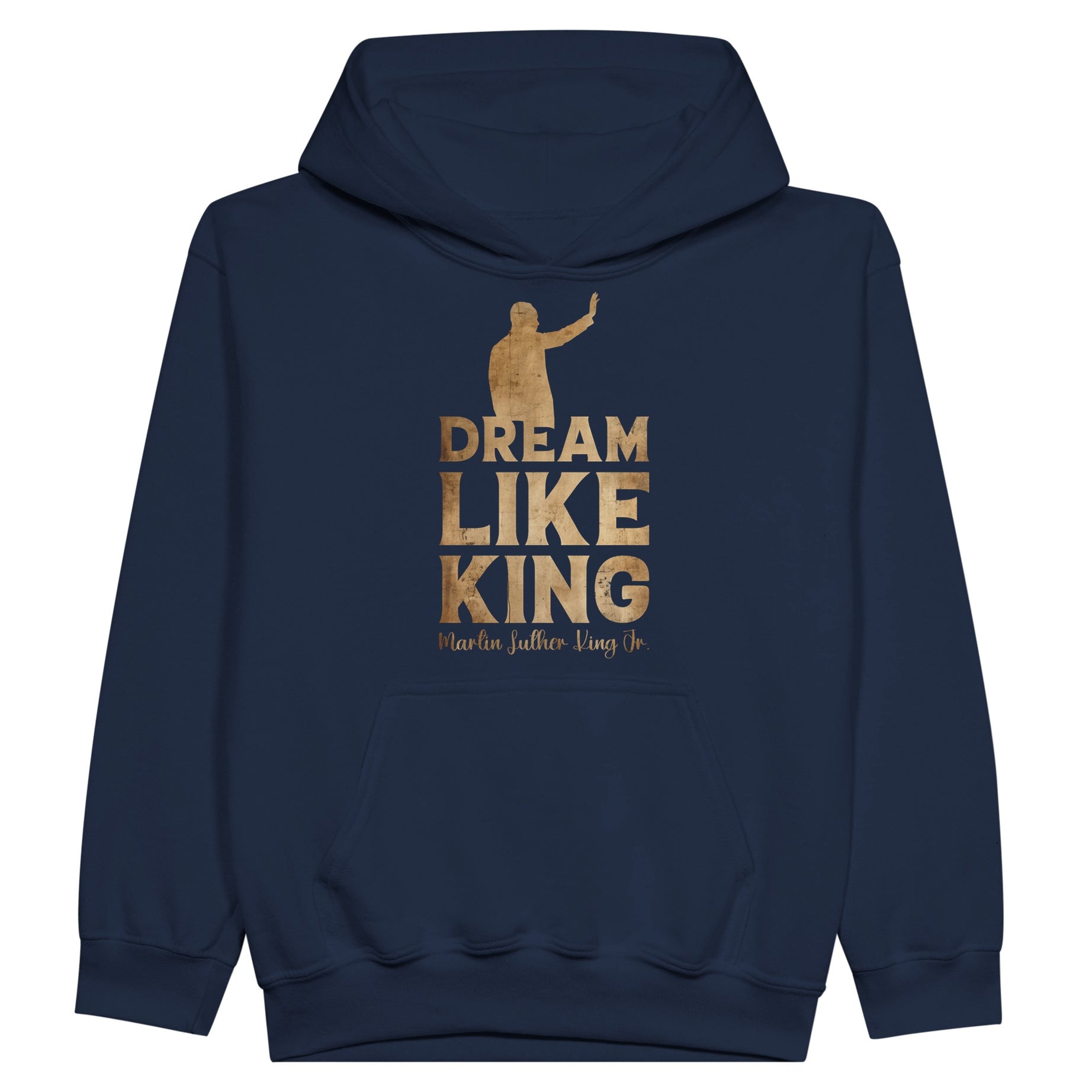 Dream Like King MLK’s Vision | Black History Icon Hoodie For Kids - Prideful Roots