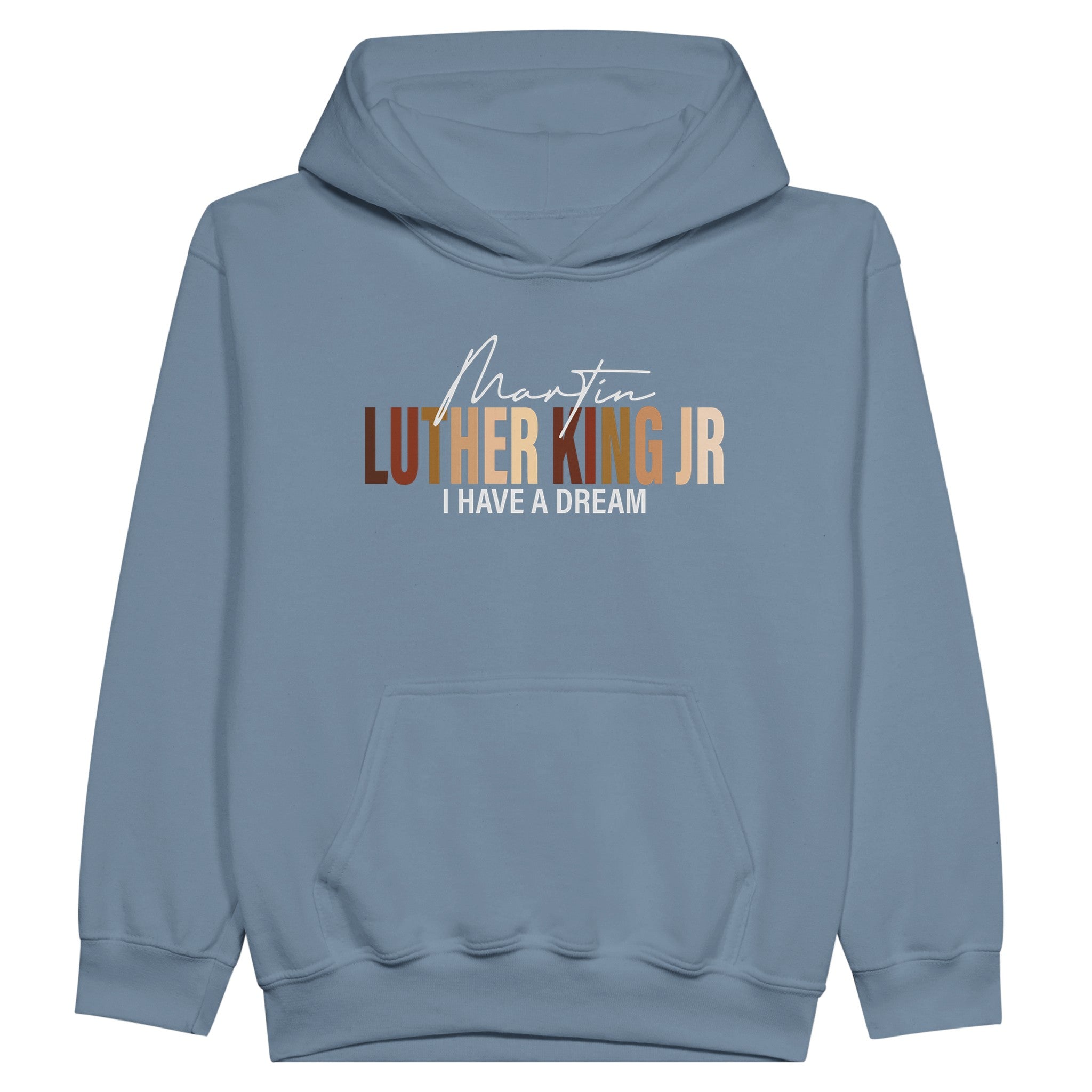 Melanin Shades Martin Luther King Jr. Design Hoodie For Kids - Prideful Roots
