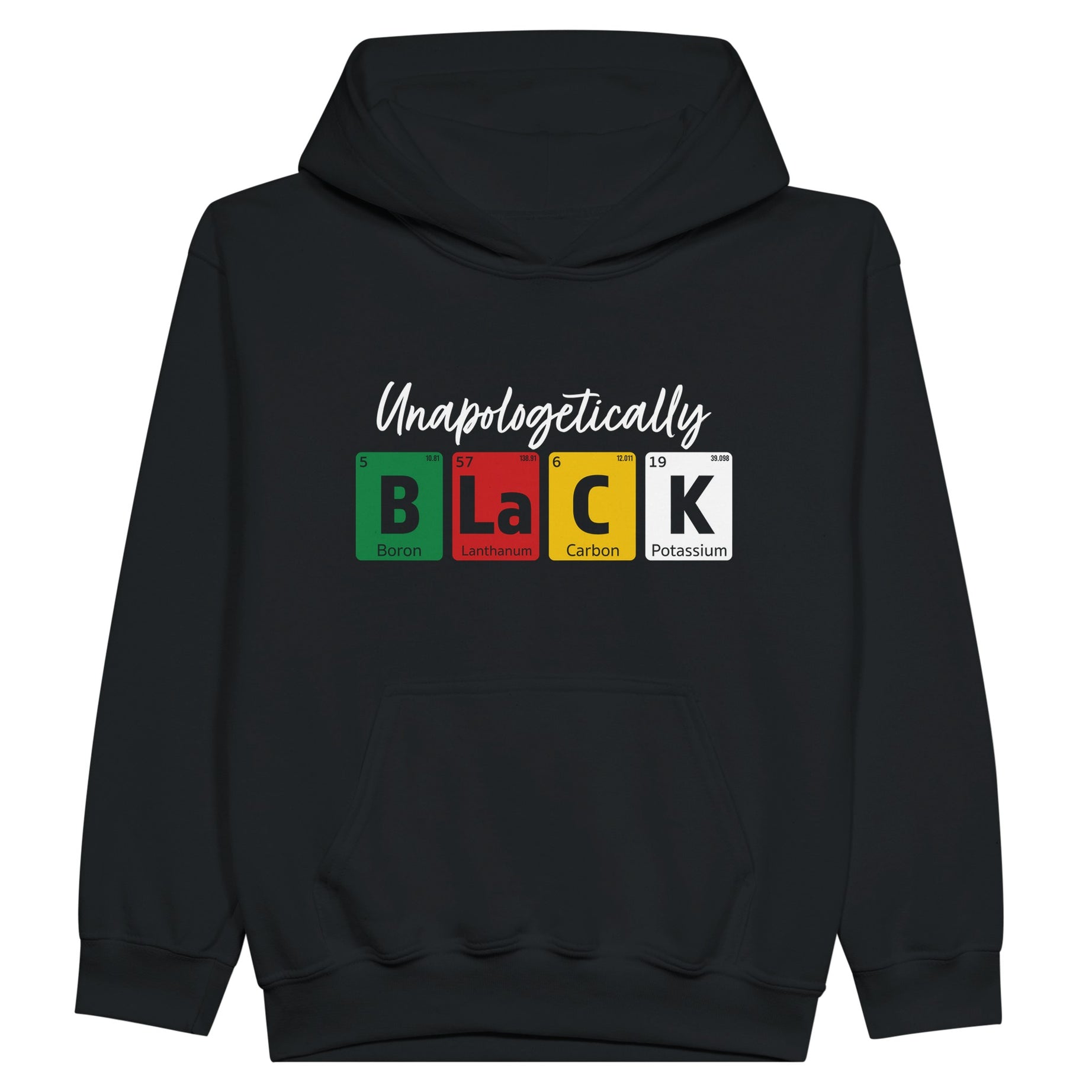 Unapologetically Black Prime Elements Hoodie For Kids - Prideful Roots