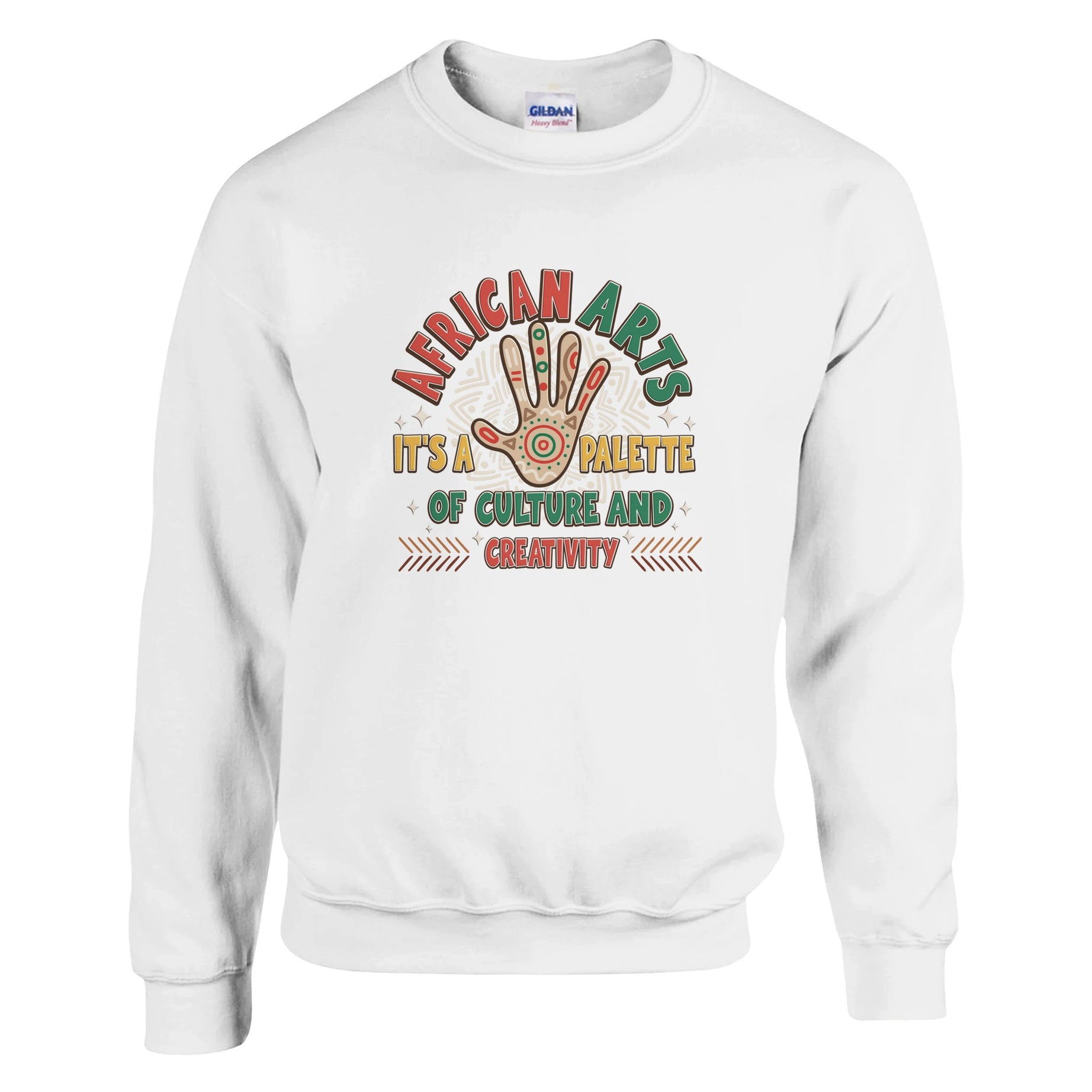 African Arts: Palette of Culture and Creativity Sweatshirt For Men & Women - Prideful Roots