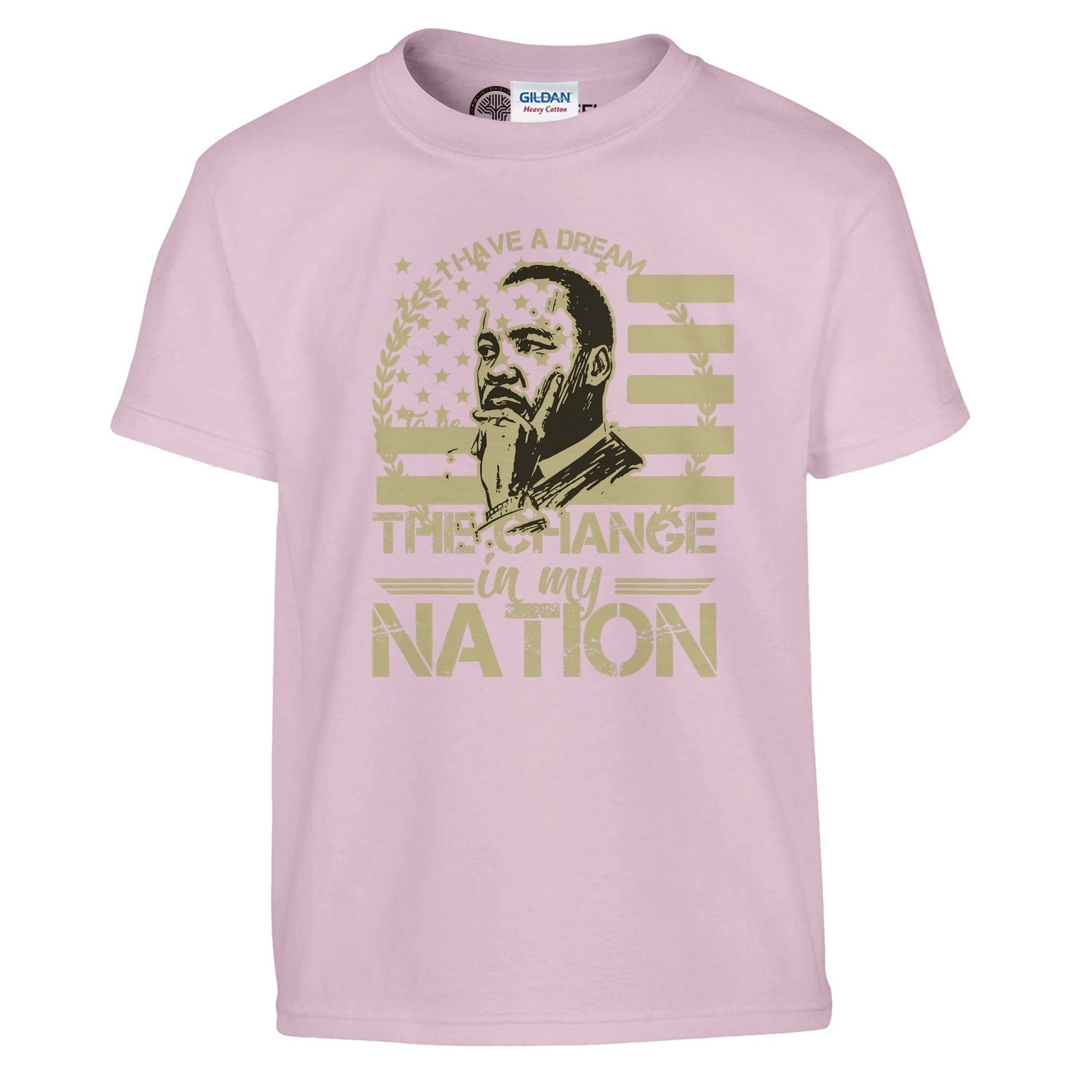 Be the Change Martin Luther King Jr. T-shirt For Kids - Prideful Roots