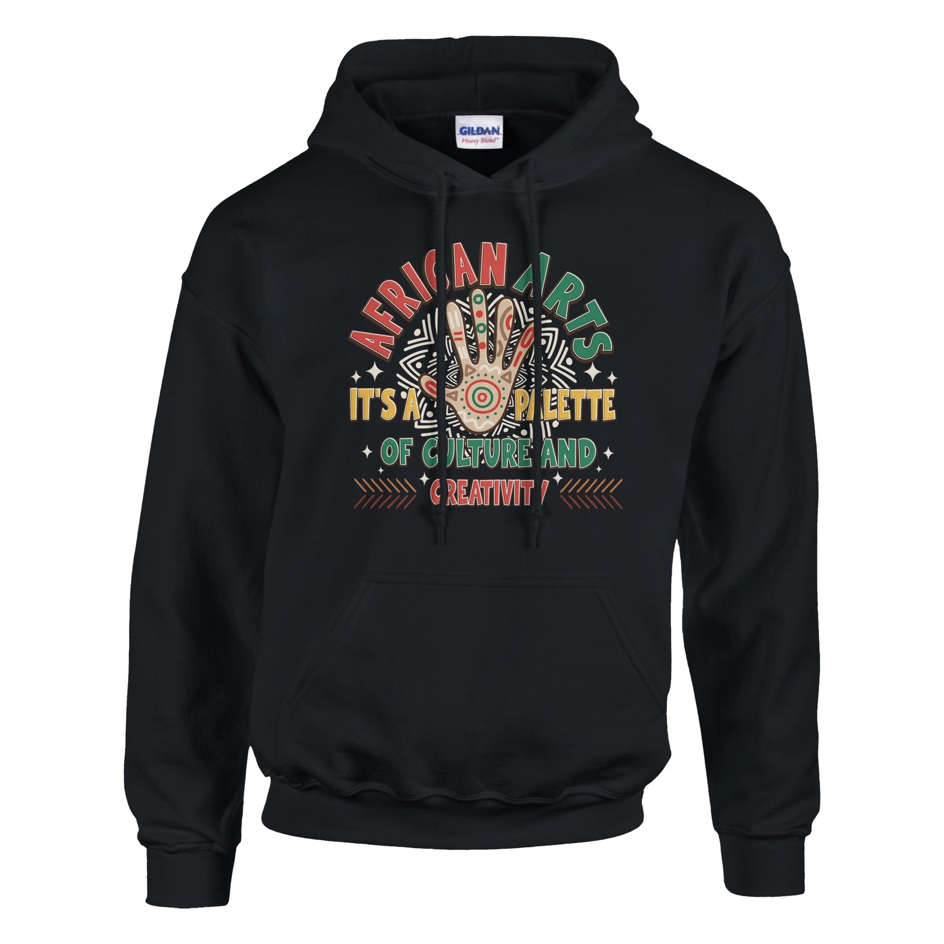 African Arts: Palette of Culture and Creativity Hoodie For Men & Women - Prideful Roots