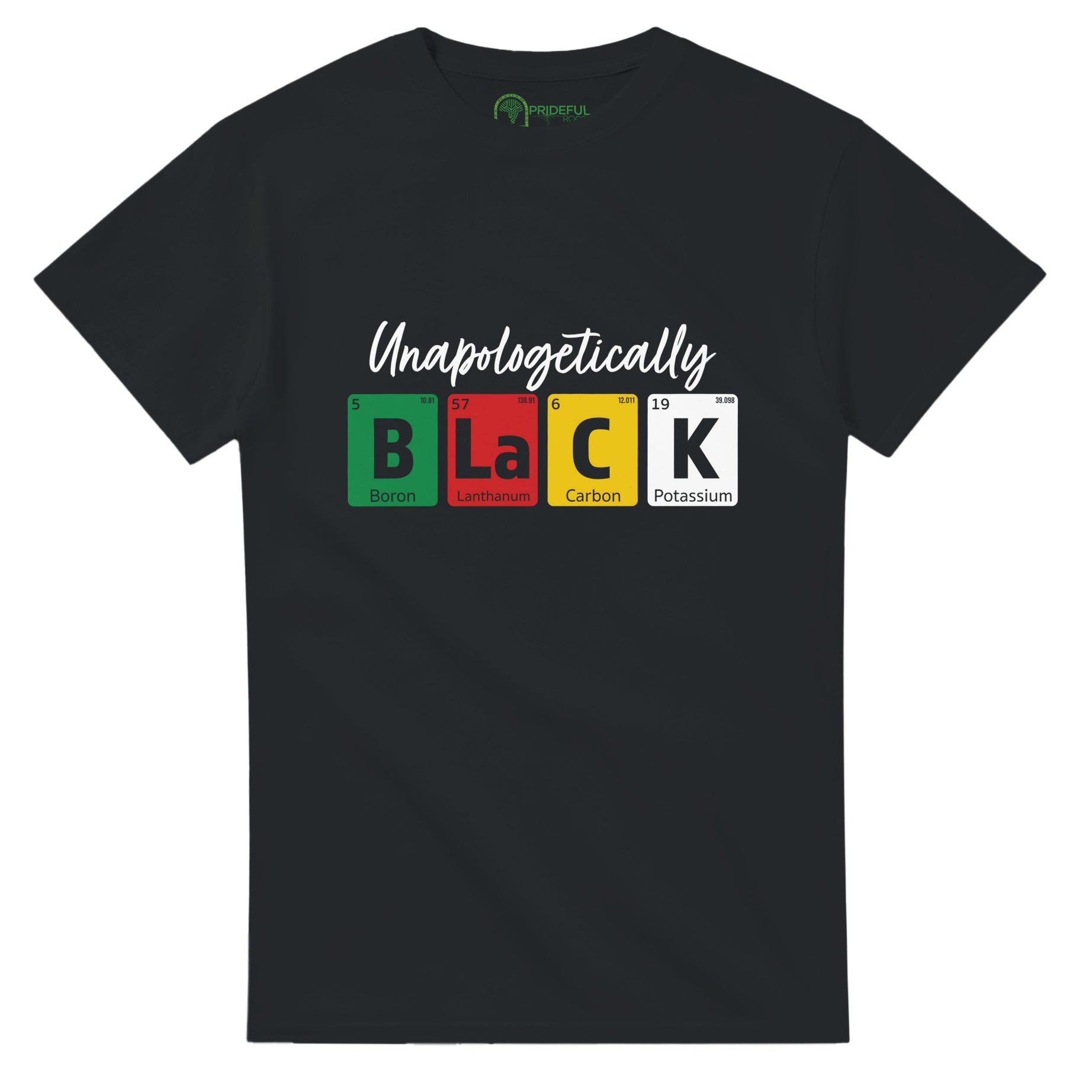 Unapologetically Black Prime Elements T-shirt For Men & Women - Prideful Roots