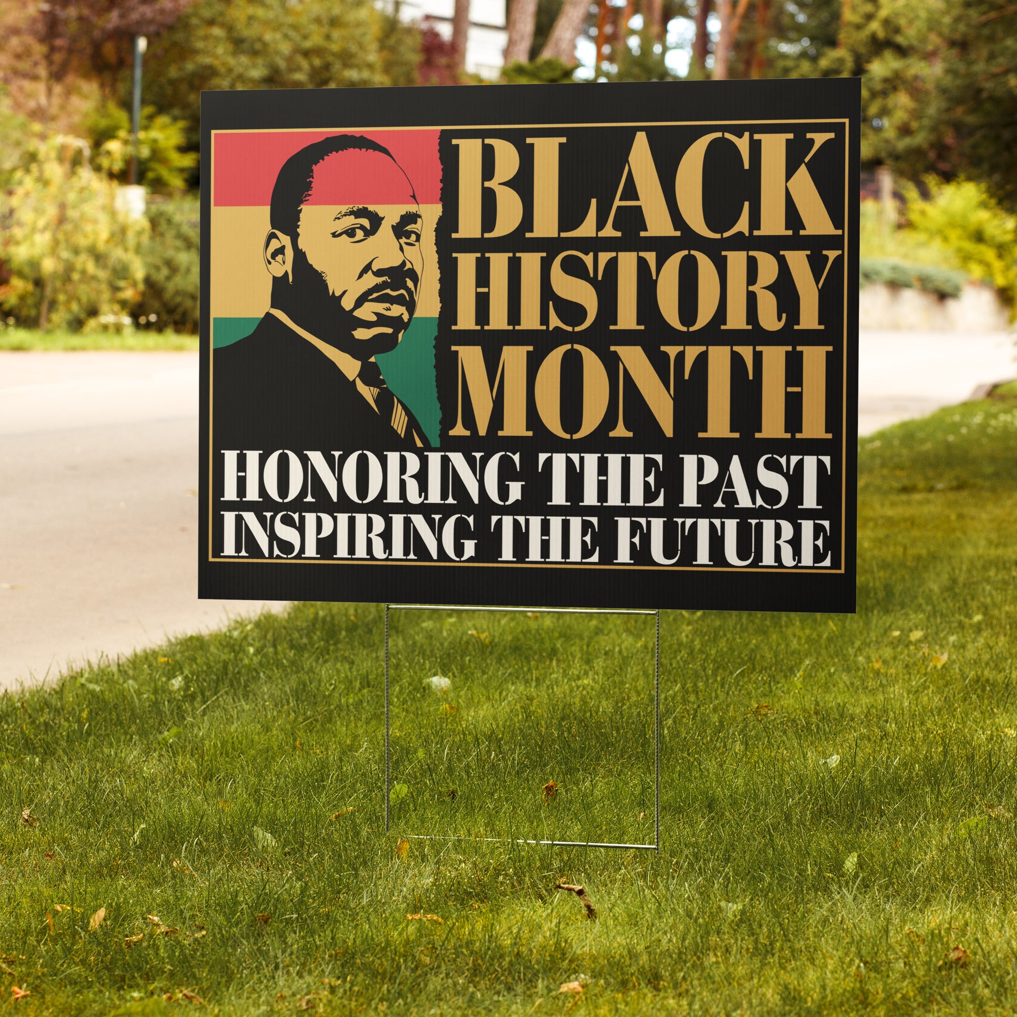 Black History Month Yard Sign | 24x18" | Double-Sided | Made in USA - Prideful Roots
